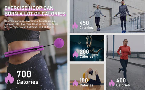 Smart Weighted Hula Hoop - Fun Fitness Core Training |